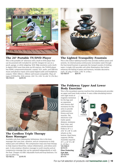 Hammacher Schlemmer Spring Preview Page