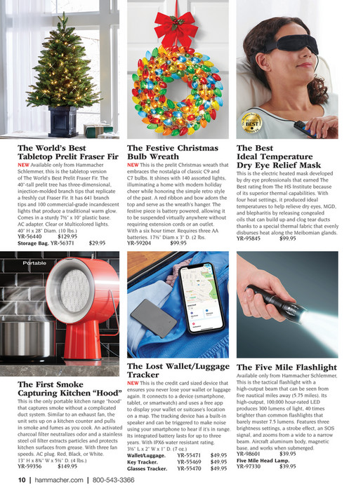 Hammacher Schlemmer Gift Preview Page