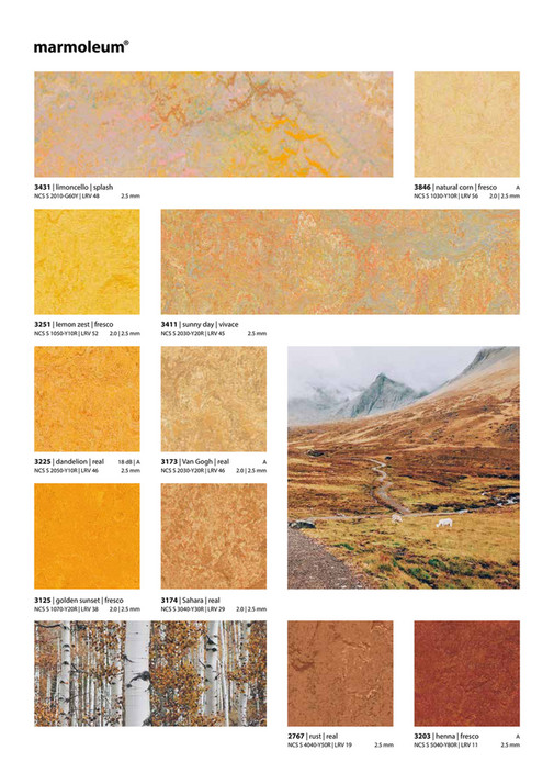 Forboflooring Uk Forbo Marmoleum Marbled Sample Book Page