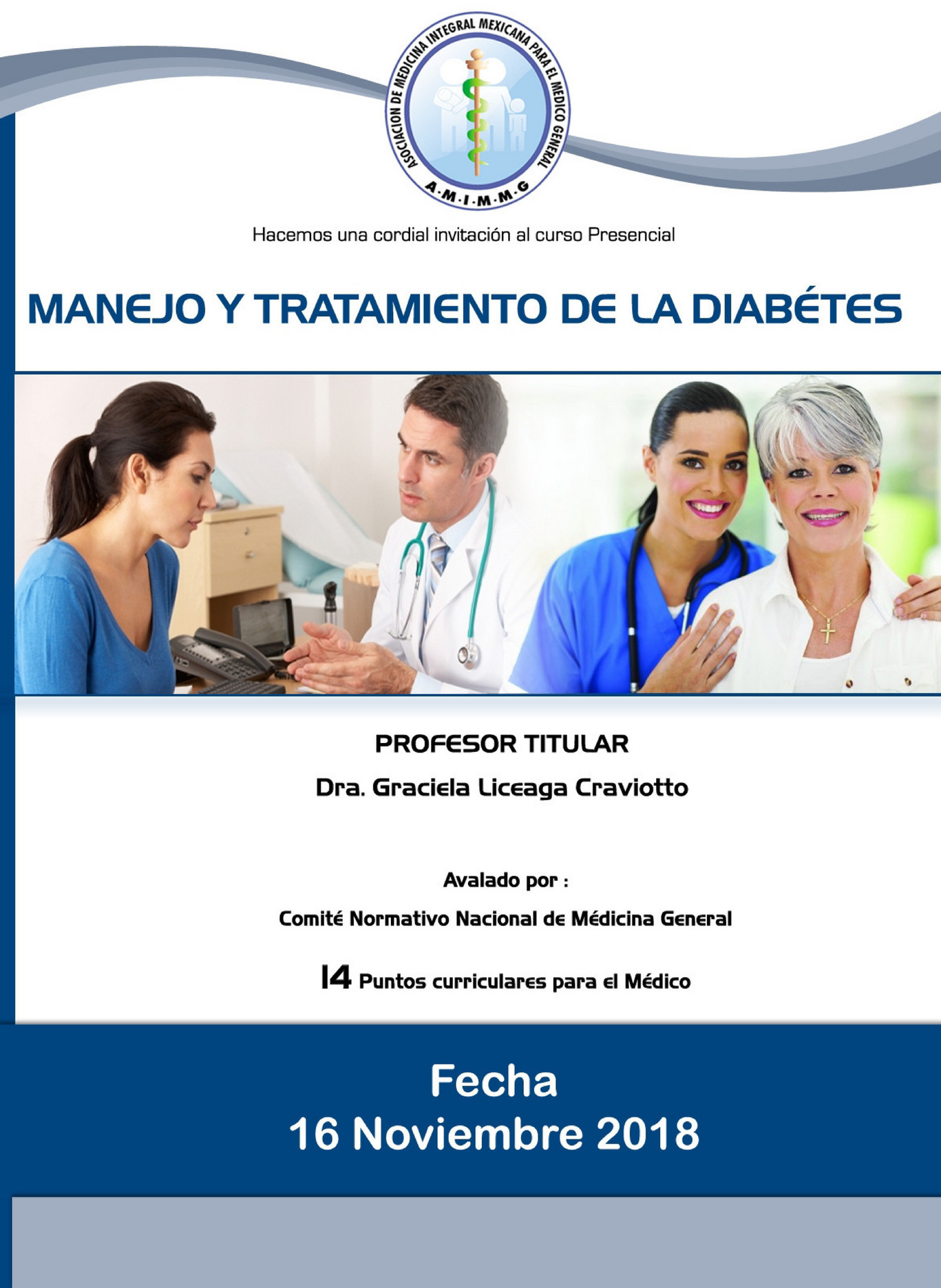 Asociacion De Medicina Integra Folleto Diabetes AMIMMG Noviembre 2018