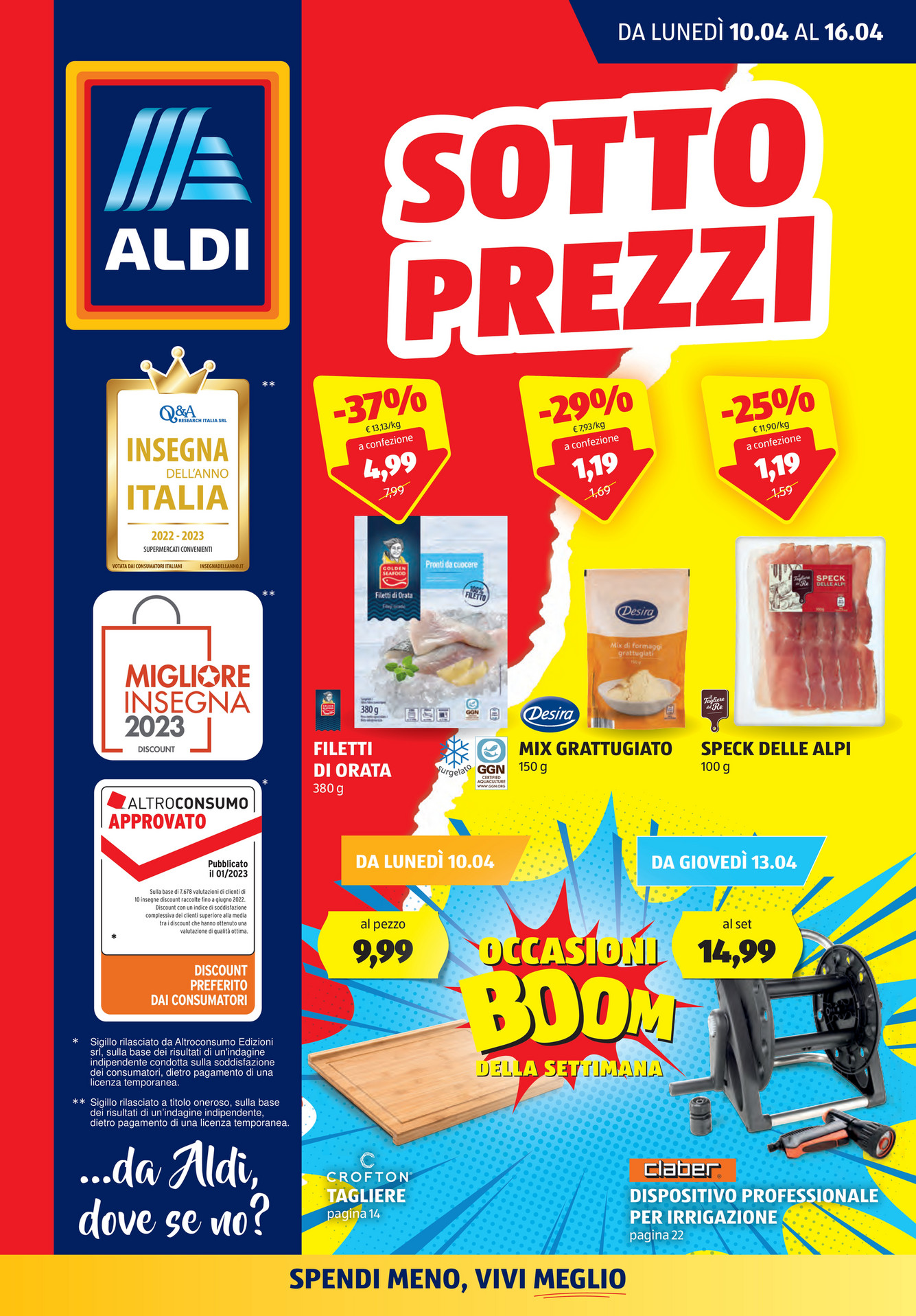 SP Volantino Aldi Dal 10 Al 16 Aprile 2023 Page 1 Created With