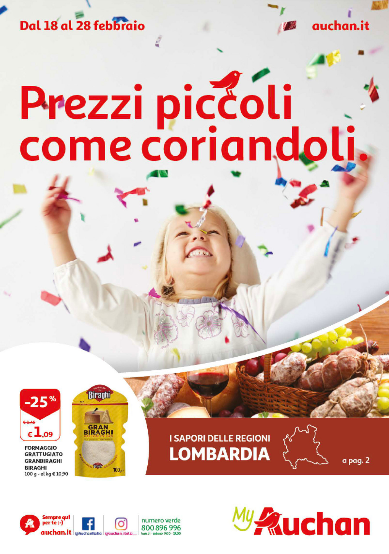 Sp Auchan Prezzi Piccoli Come Coriandoli Dal Al Febbraio