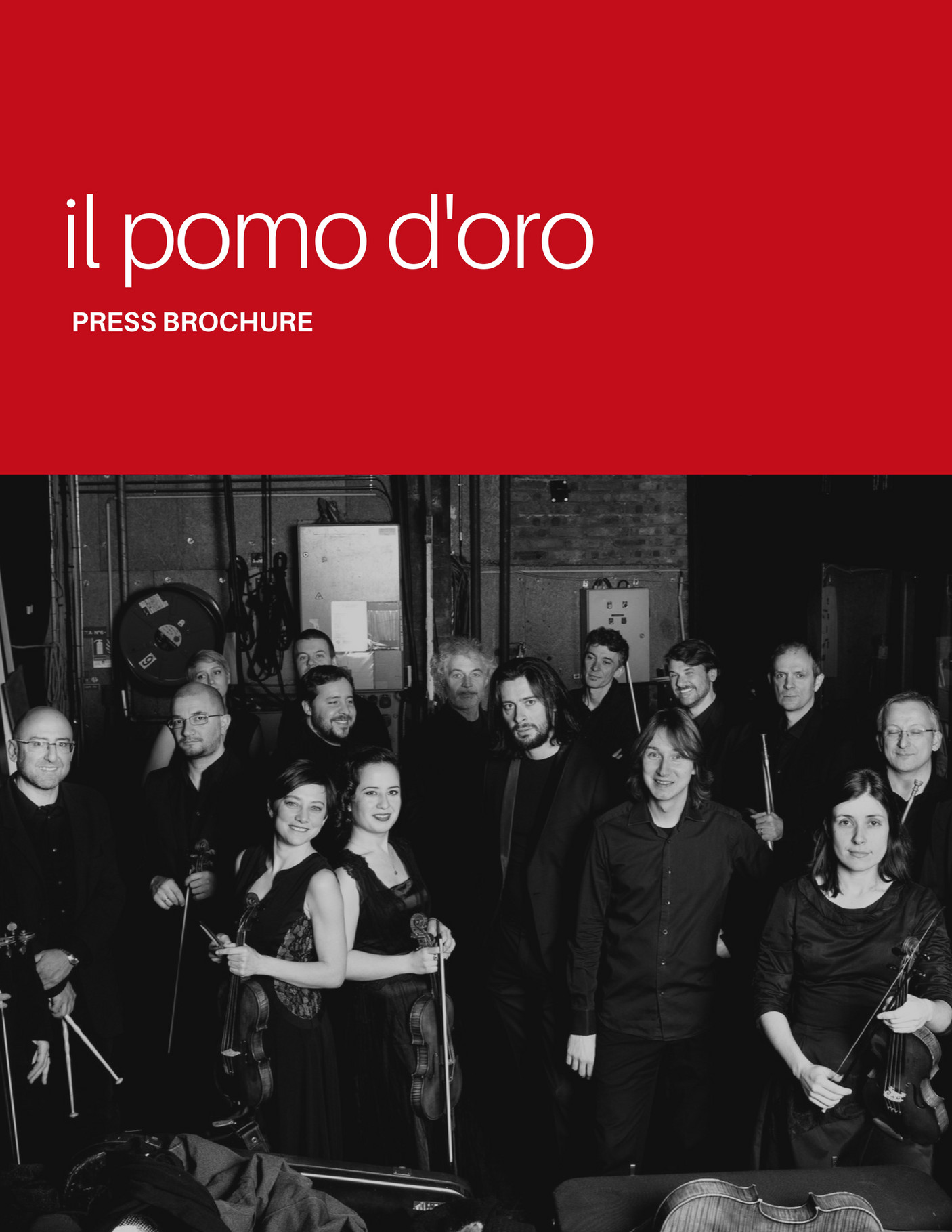 Il Pomo D Oro Press Brochure Il Pomo D Oro Page Created With