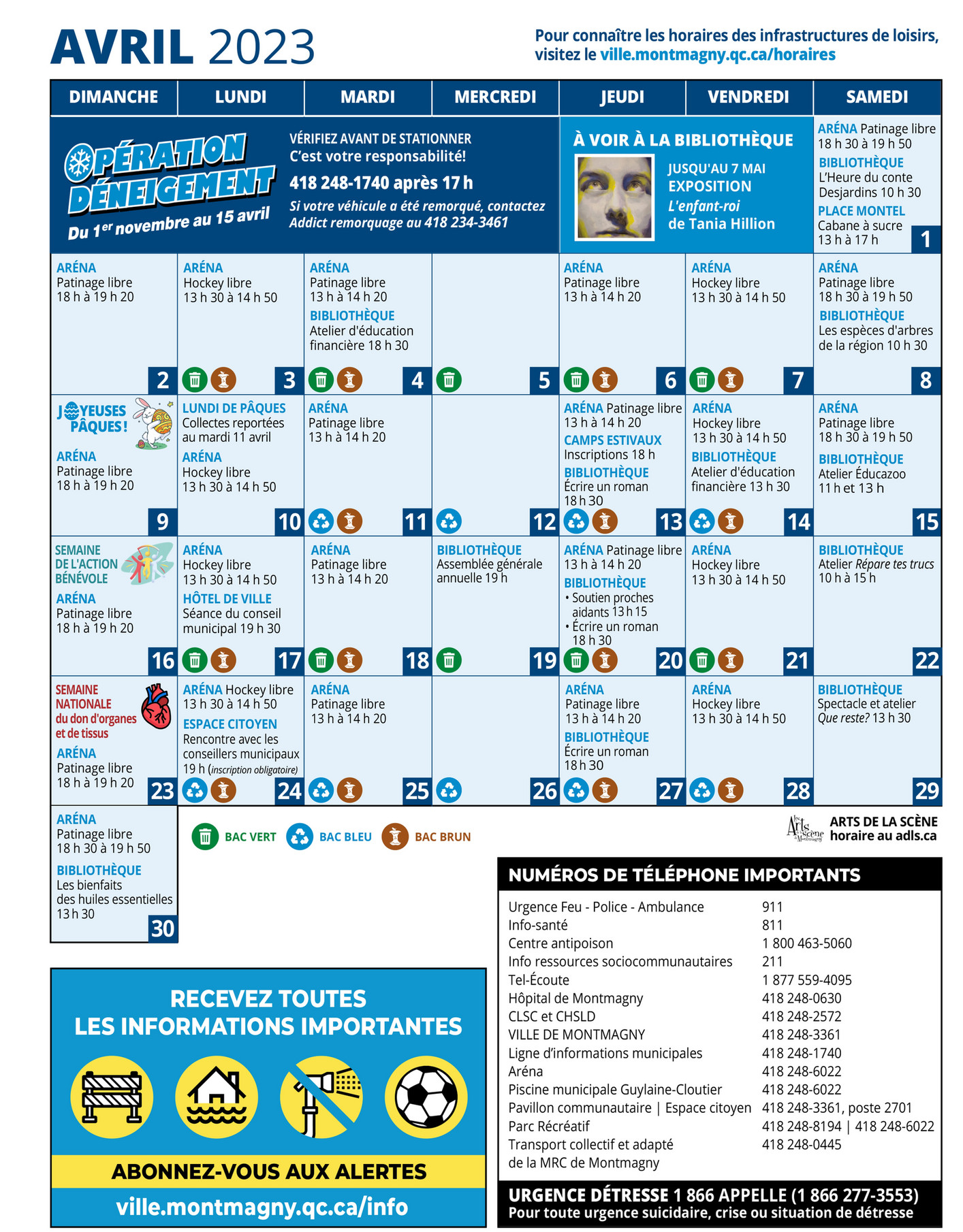 Communications Montmagny CalendrierAVRIL2023 Page 1 Created With