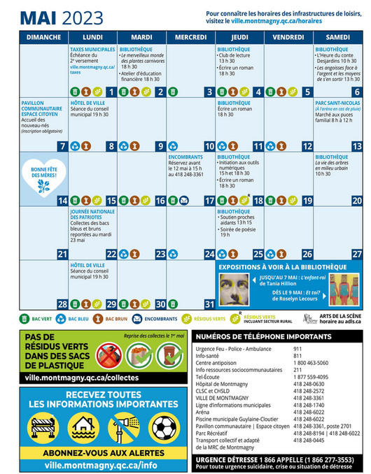 Communications Montmagny Calendriermai Page Created With