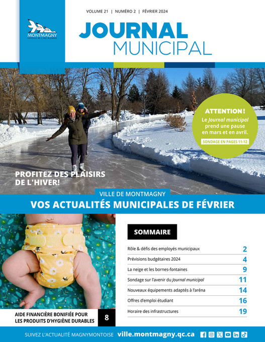 Communications Montmagny Journal Municipal F Vrier Page