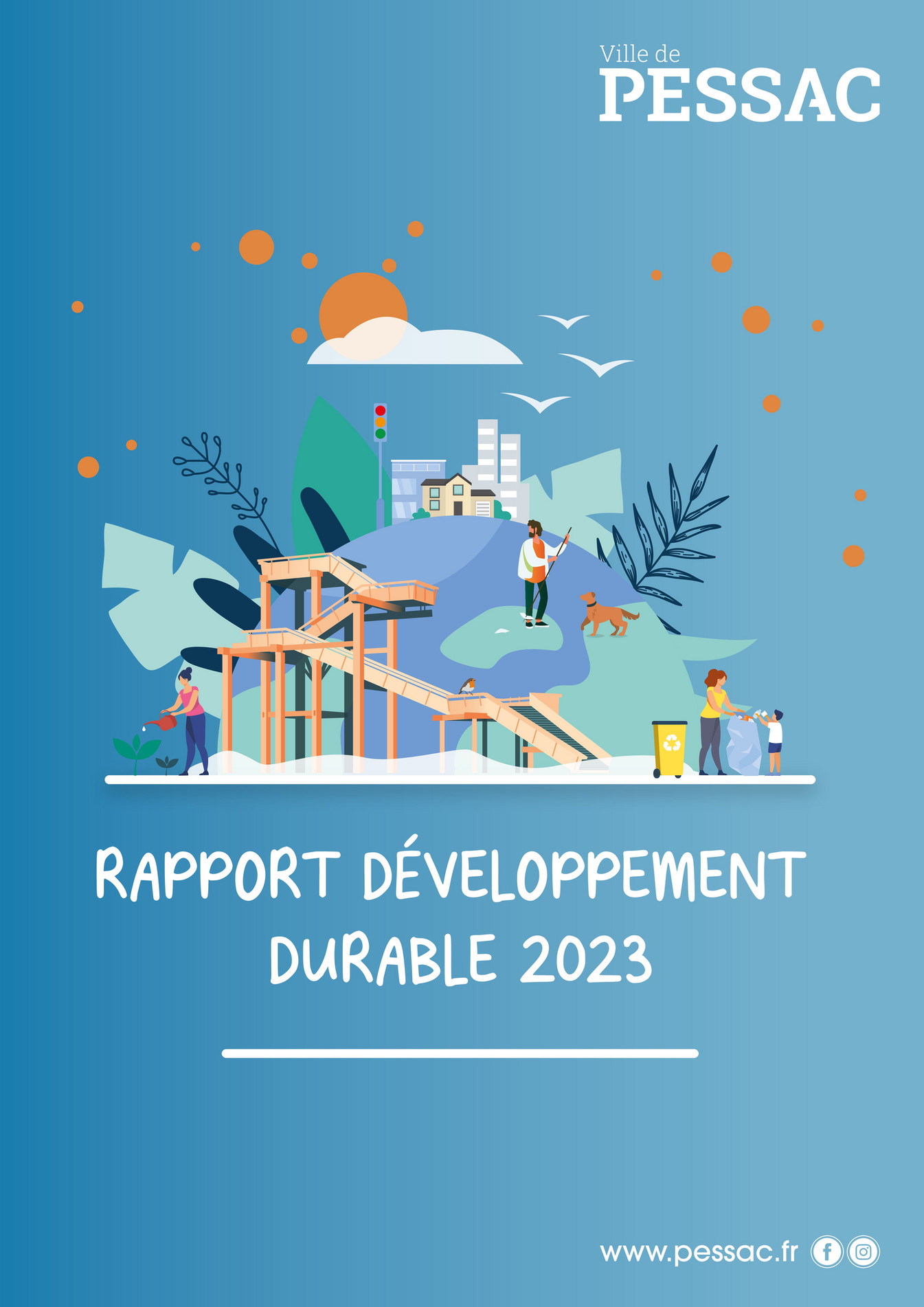 Rapport développement durable 2023 de la Ville de Pessac Page 1