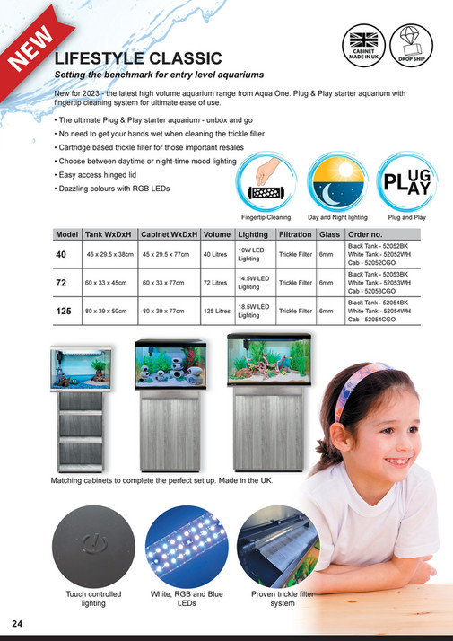 Aqua Pacific UK Ltd Aqua One Trade Catalogue 2024 Page 22 23