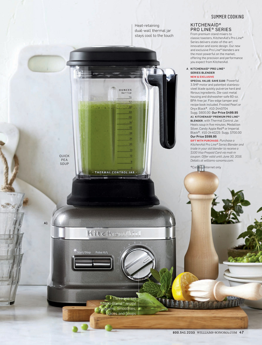 Williams-Sonoma - September 2016 Catalog - KitchenAid(R) Spiralizer Plus  Attachment