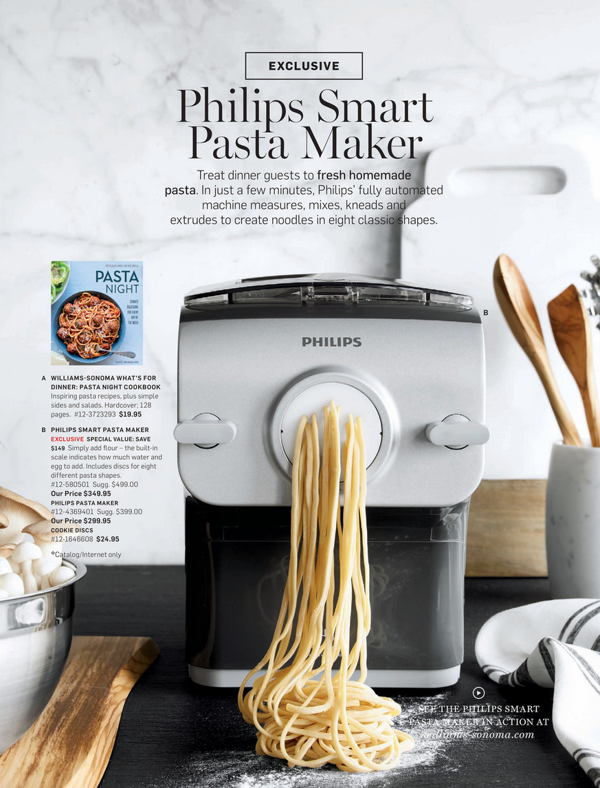 Williams Sonoma Philips Smart Pasta Maker Plus