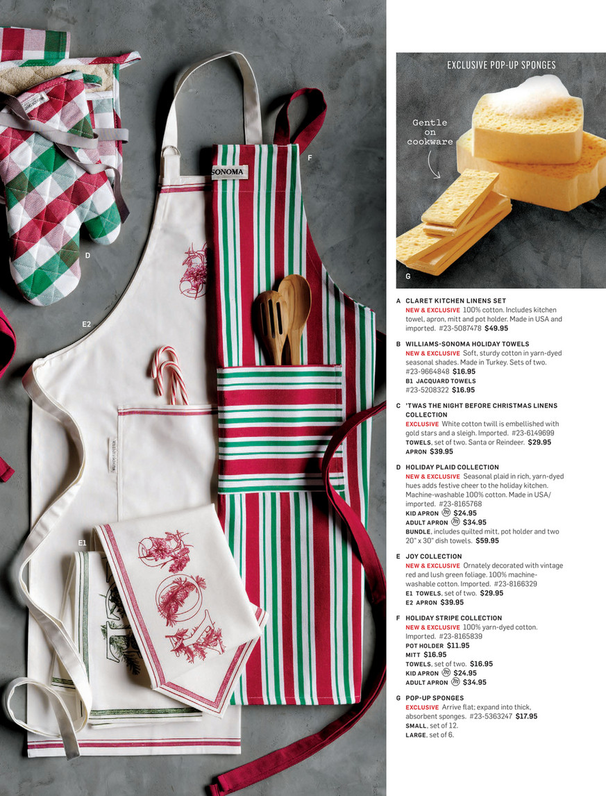 Williams-Sonoma - Holiday 2016 Great Gifts - Peace & Joy Holiday Towels,  Set of 2