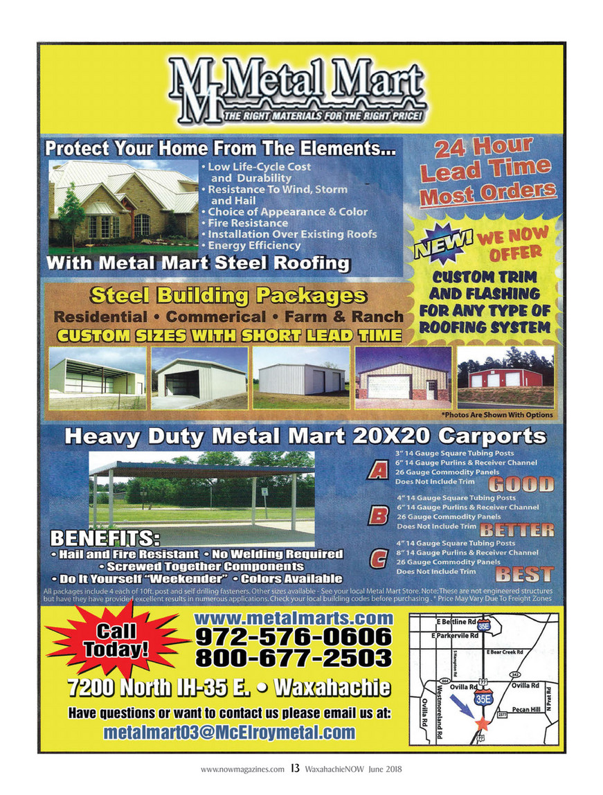 Now Magazines Waxahachie Now June 2018 Page 12 13