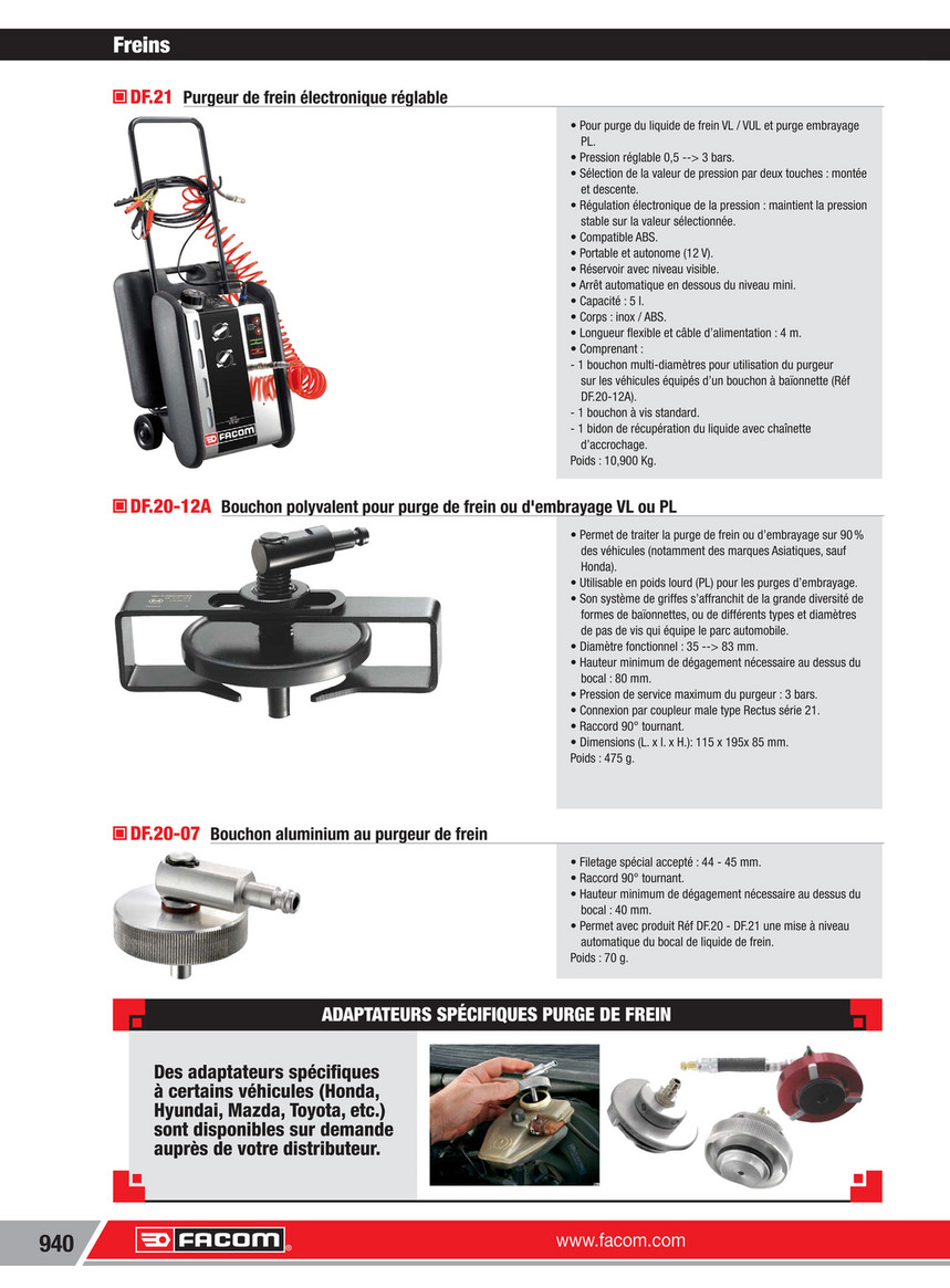 Bouchon Aluminium Au Purgeur De Frein Facom DF 20 07 Outils Pour Le