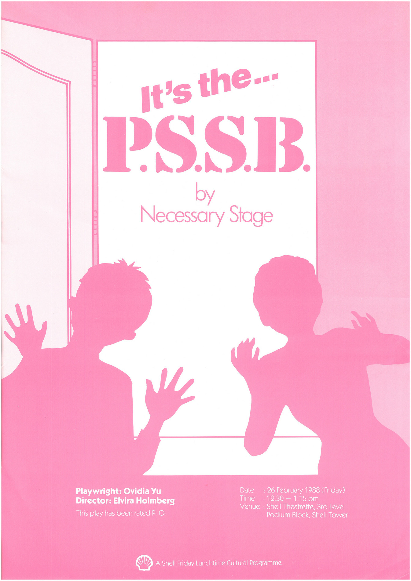 The Necessary Stage It S The P S S B Poster Page