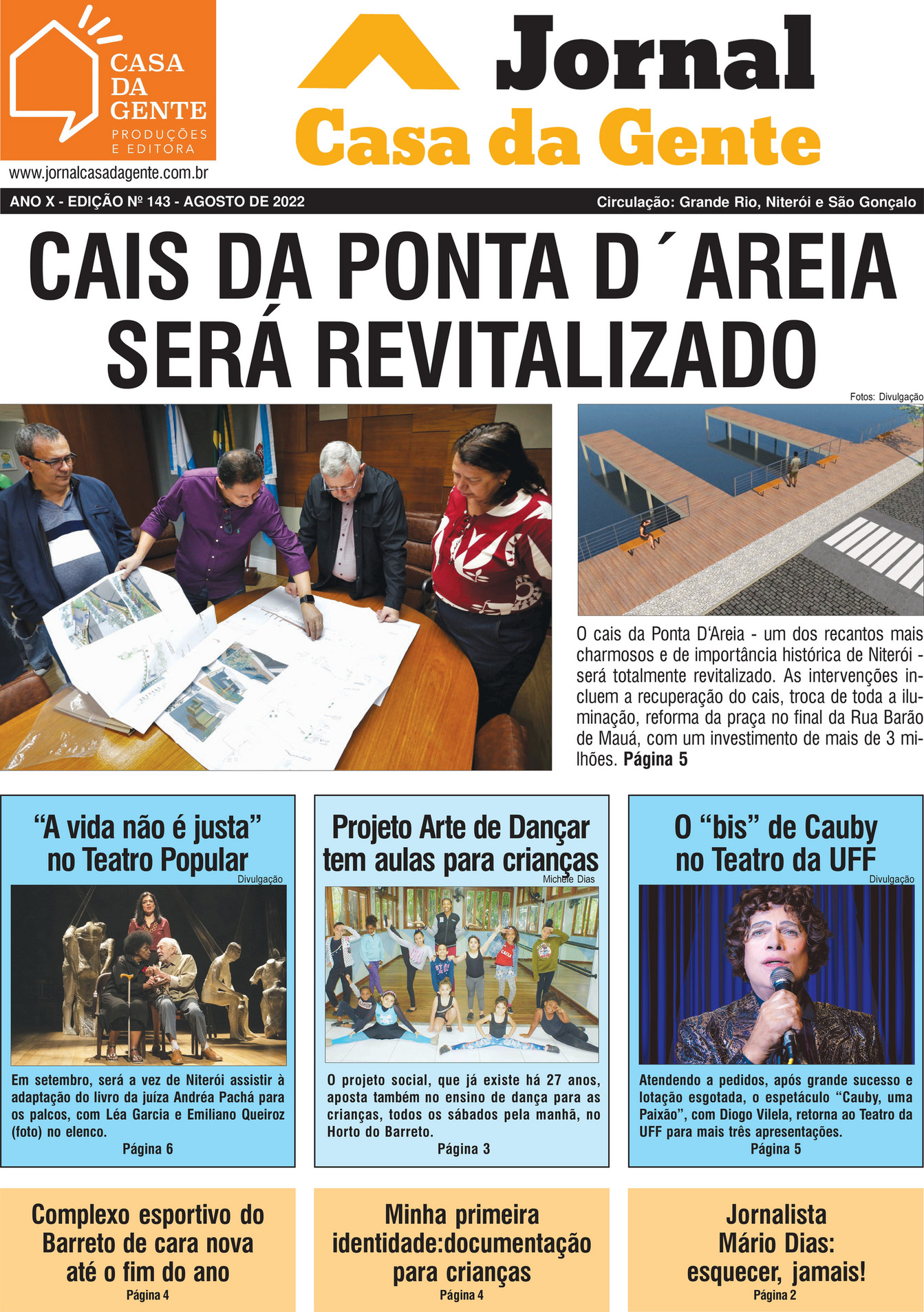 Casa Da Gente Produ Es Jornal Casa Da Gente Agosto P Gina