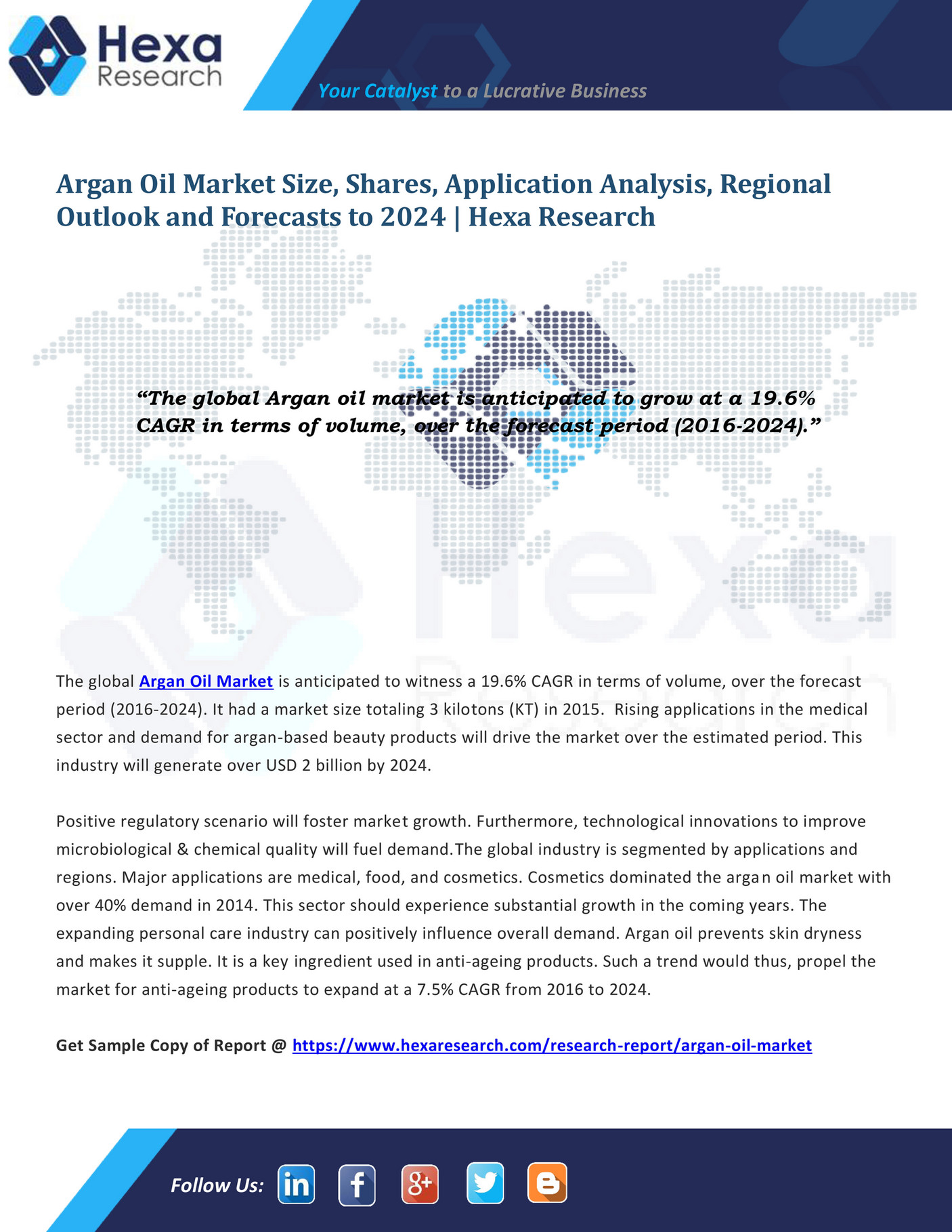 Grand View Research Argan Oil Market Analysis Trends And Future