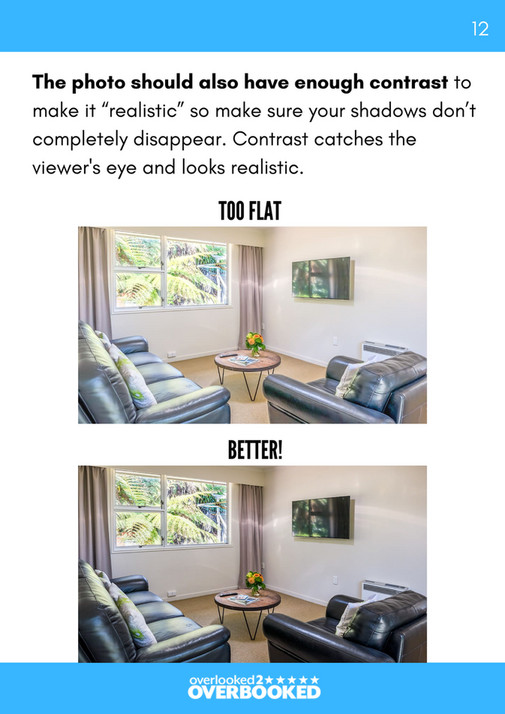 Overlooked Overbooked Realistic Airbnb Photos Cheat Sheet Page