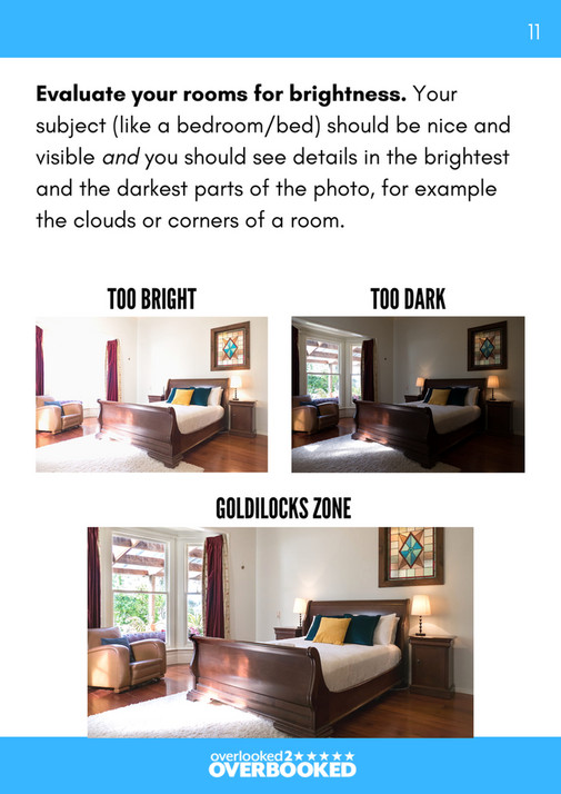 Overlooked Overbooked Realistic Airbnb Photos Cheat Sheet Page