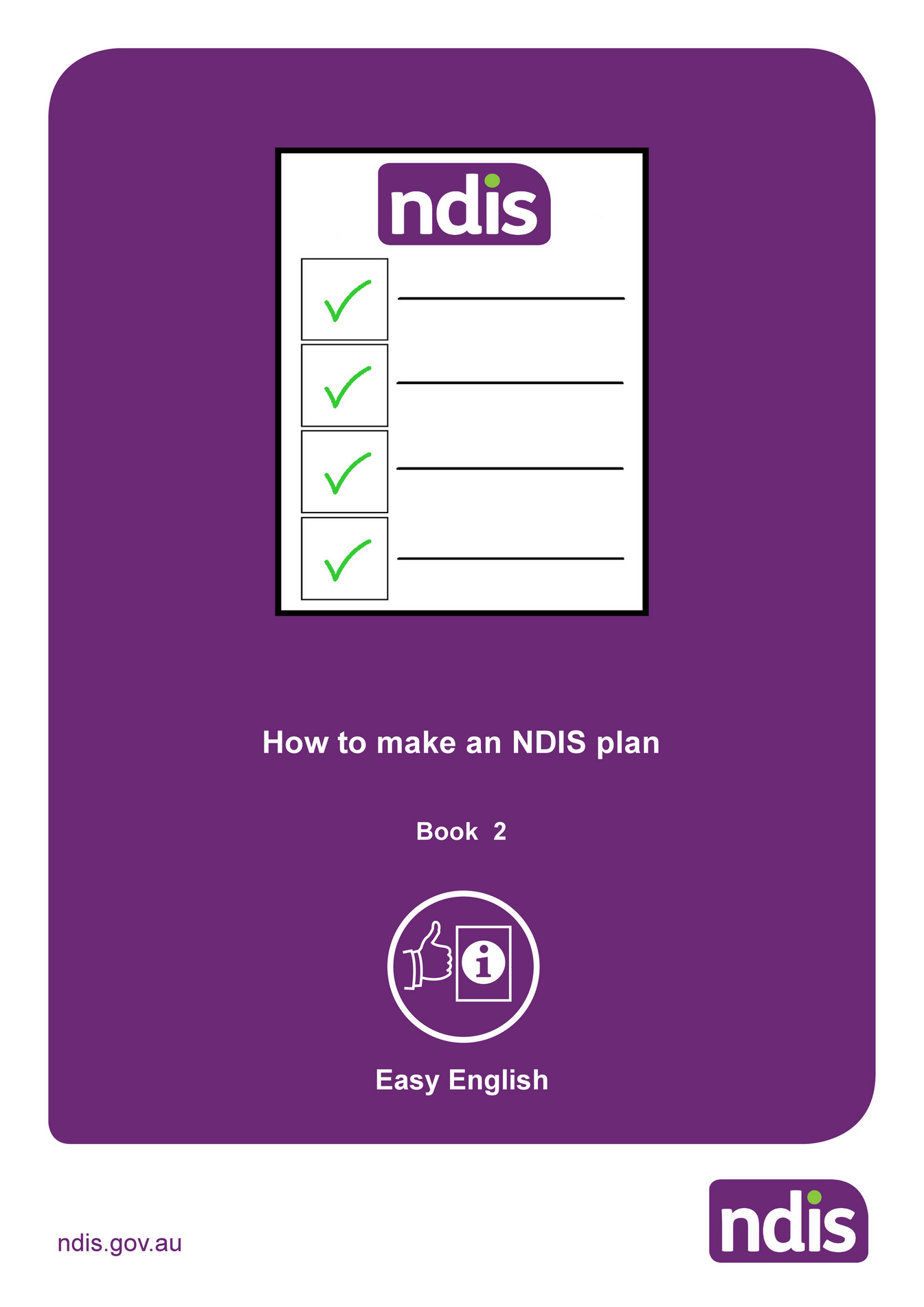 Independence Australia How To Make An NDIS Plan Easy English Page 1