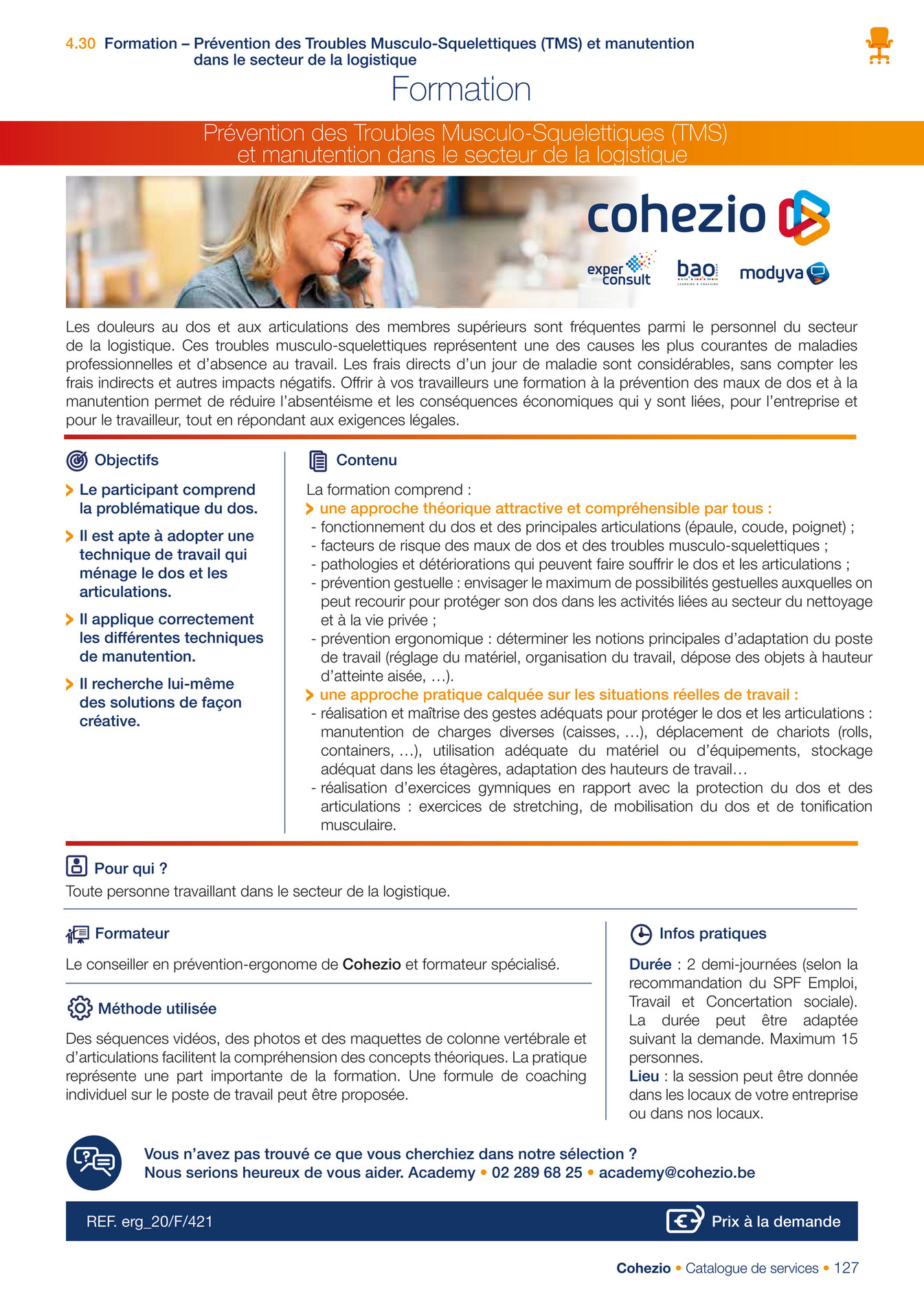 Cohezio Cohezio Cohezio Catalogue De Services 2021 FR 127 Page 1