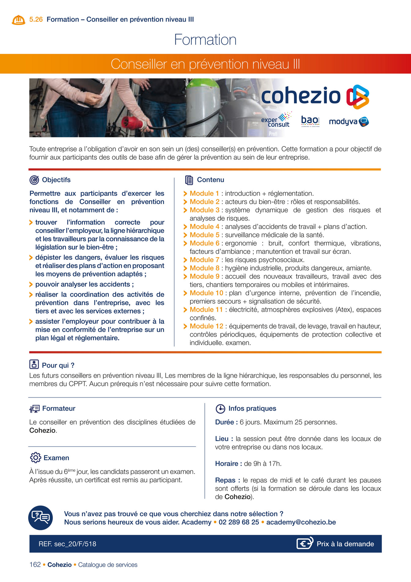 Cohezio Cohezio Catalogue De Services 2021 5 26 Conseiller En