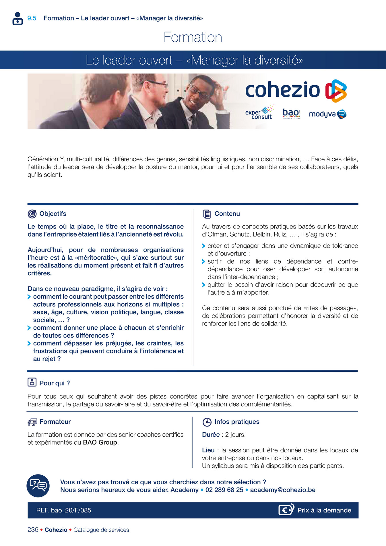 Cohezio Cohezio Catalogue De Services Le Leader Ouvert