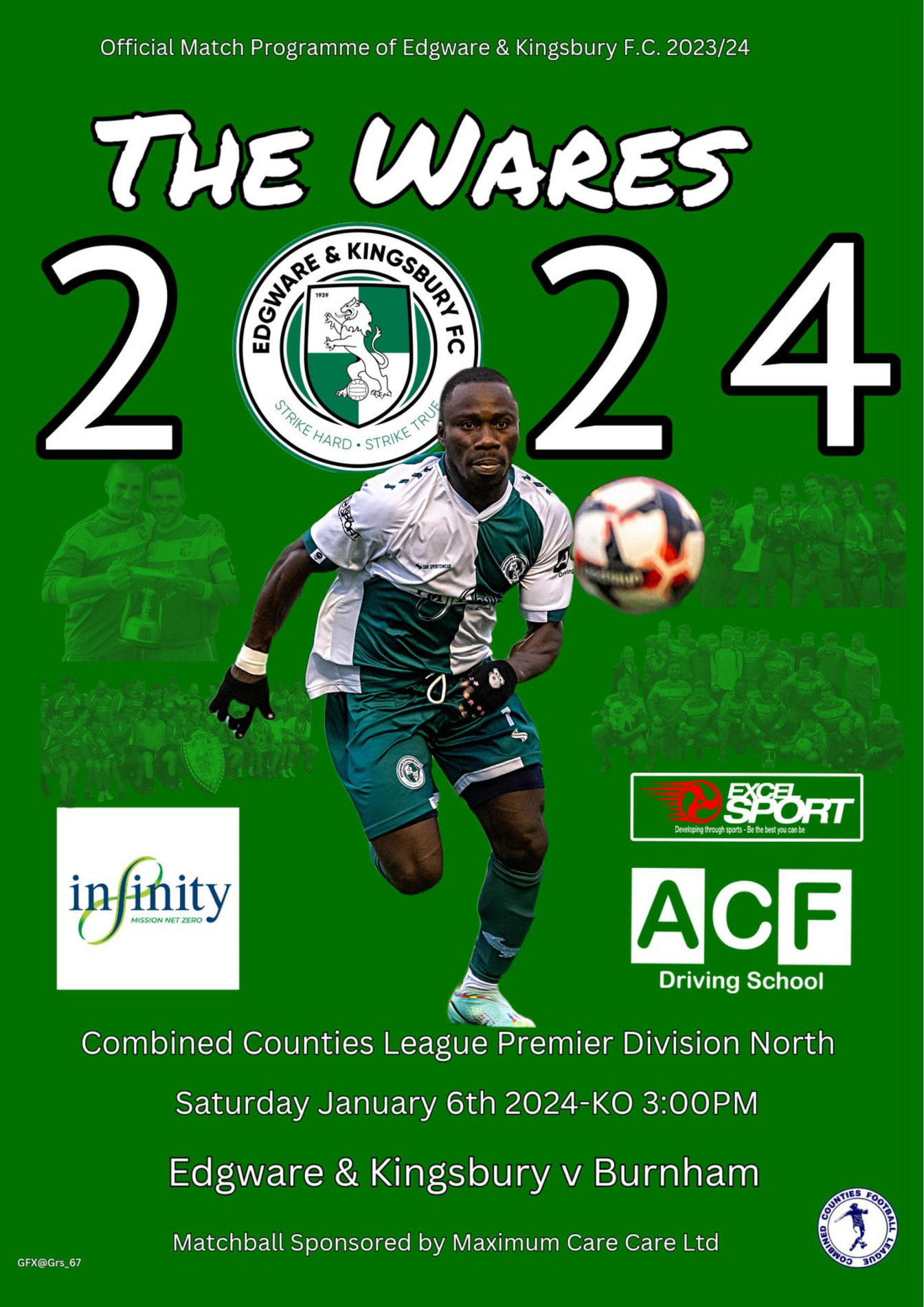 Edgware Town FC ETFC Prog Burnham Page 1