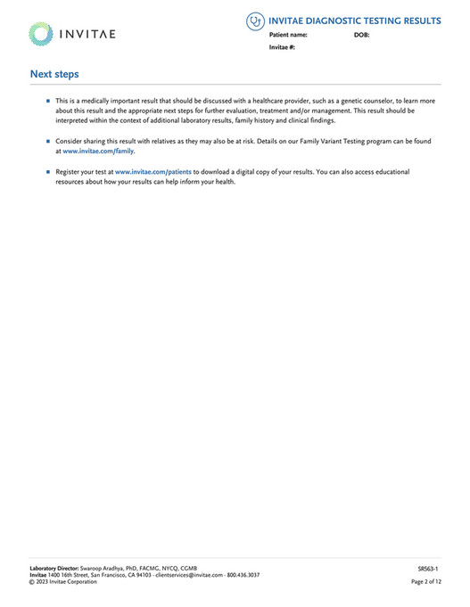 Invitae Sr Inborn Errors Of Immunity And Cytopenia Panel