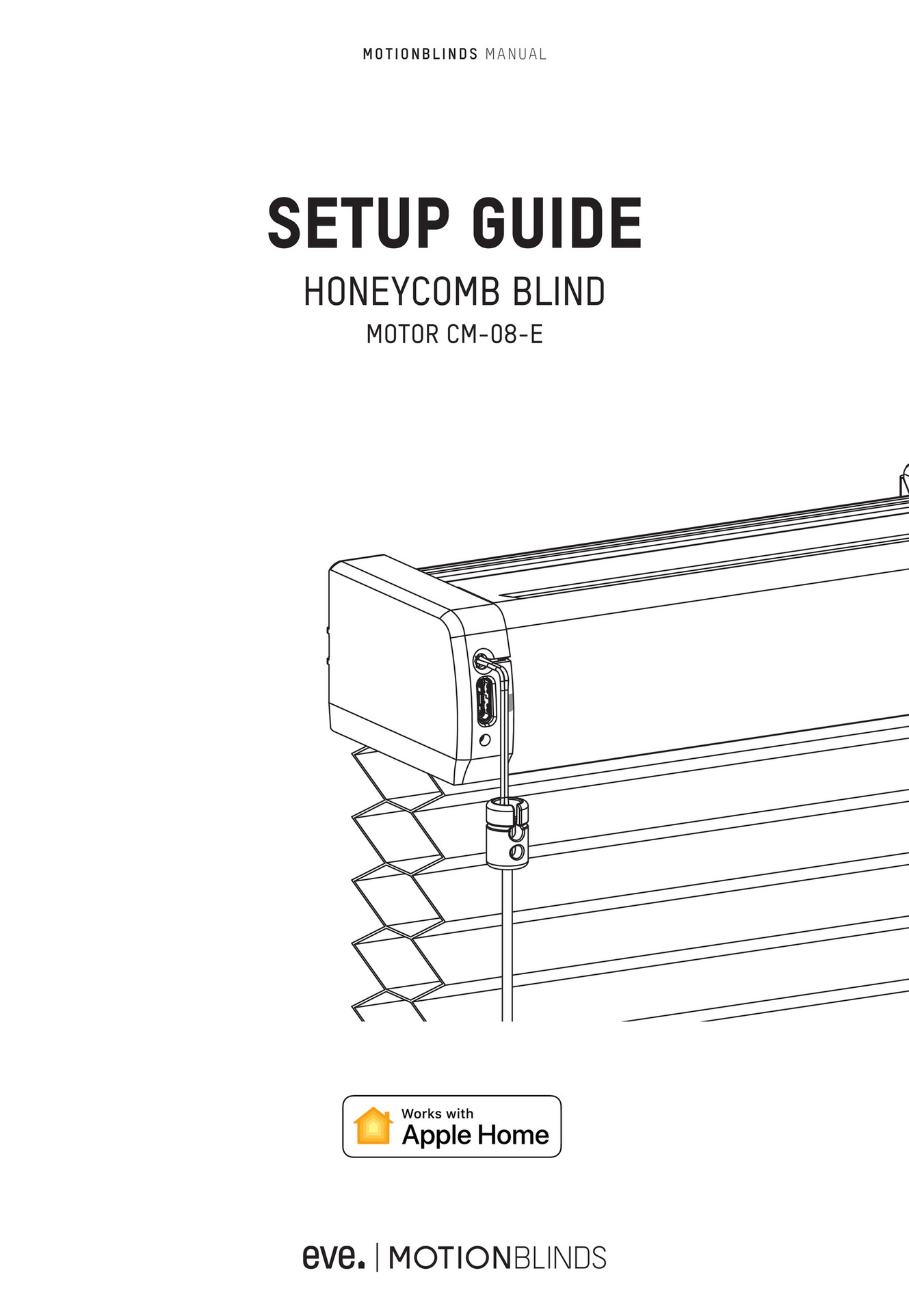 Motionblinds Manual SetupGuide MOTION CM 08 E Page 1