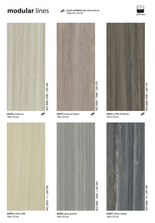 Forbo Flooring Dach Linoleum Modular Musterbuch De Seite