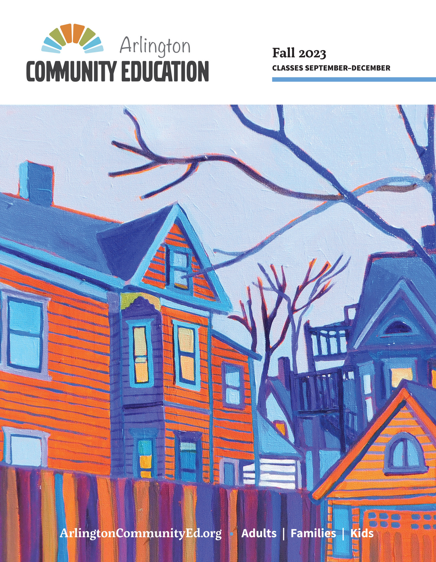 Arlington Community Education Fall Catalog Page