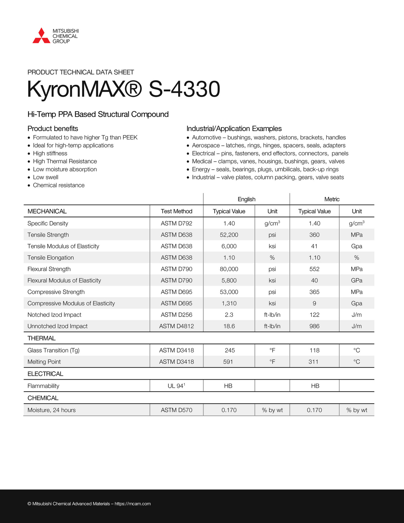 Mitsubishi Chemical America MCAM KyronMAX S 4330 082022 Page 2