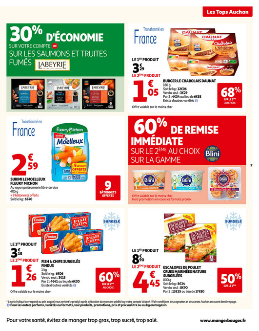 Saumons et truites fumés LABEYRIE