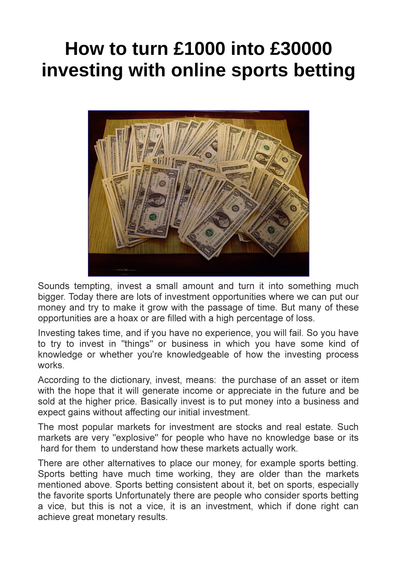 If You Want To Be A Winner, Change Your betting Philosophy Now!