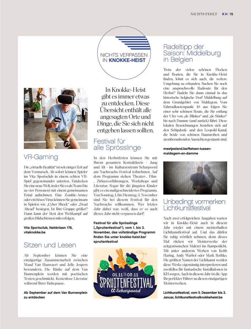 Knokke Heist Magazine Kh42 Magzine De Page 14 15