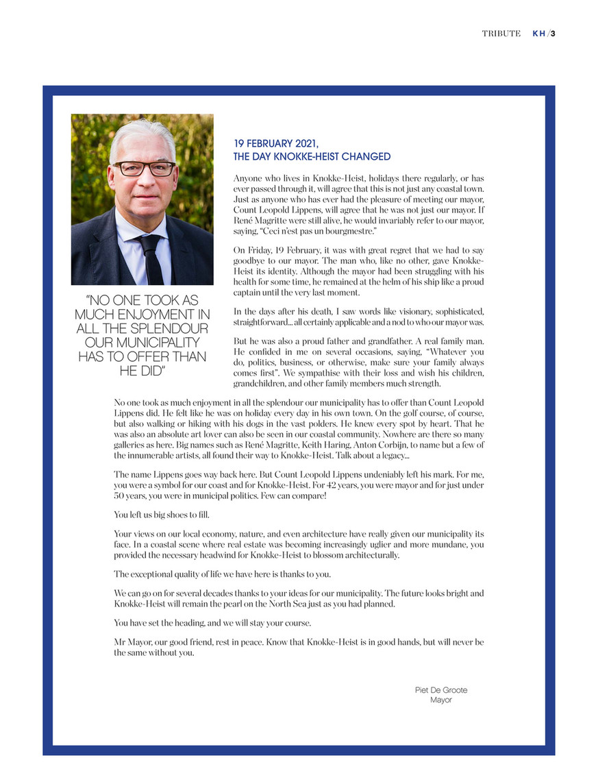 Knokke Heist Magazine Kh44 Magazine Engels Page 1
