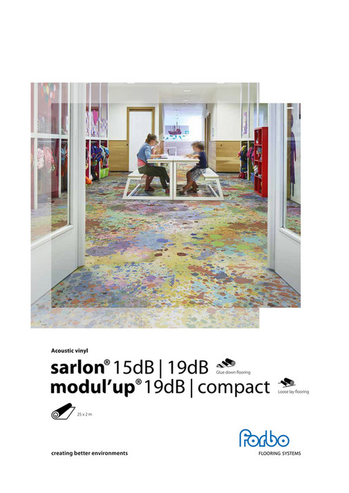 Sarlon Modul'up Acoustic Vinyl Flooring Sample Book Page 1