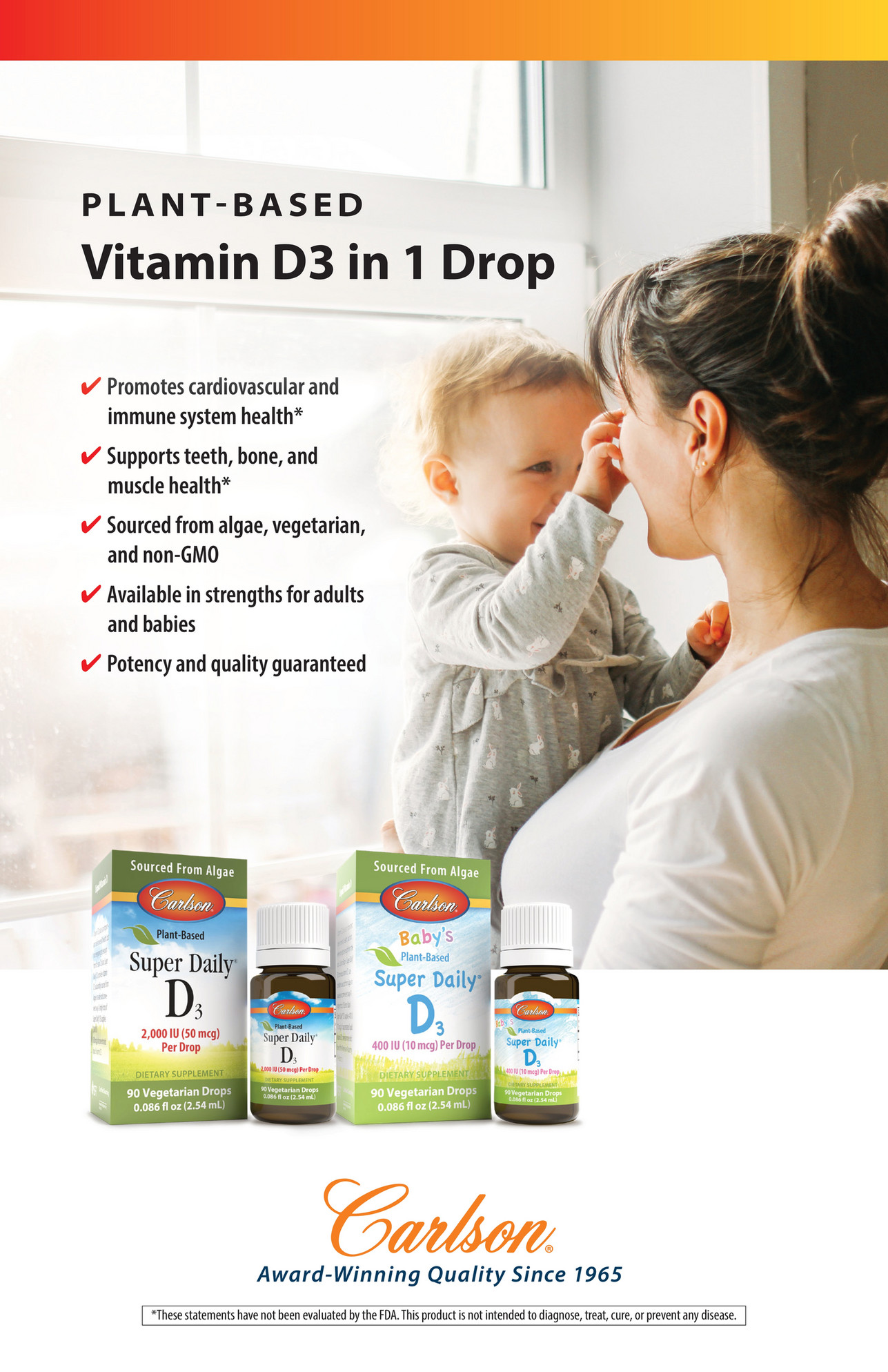Carlson Labs 117L Plant based Vit D Drops Page 1