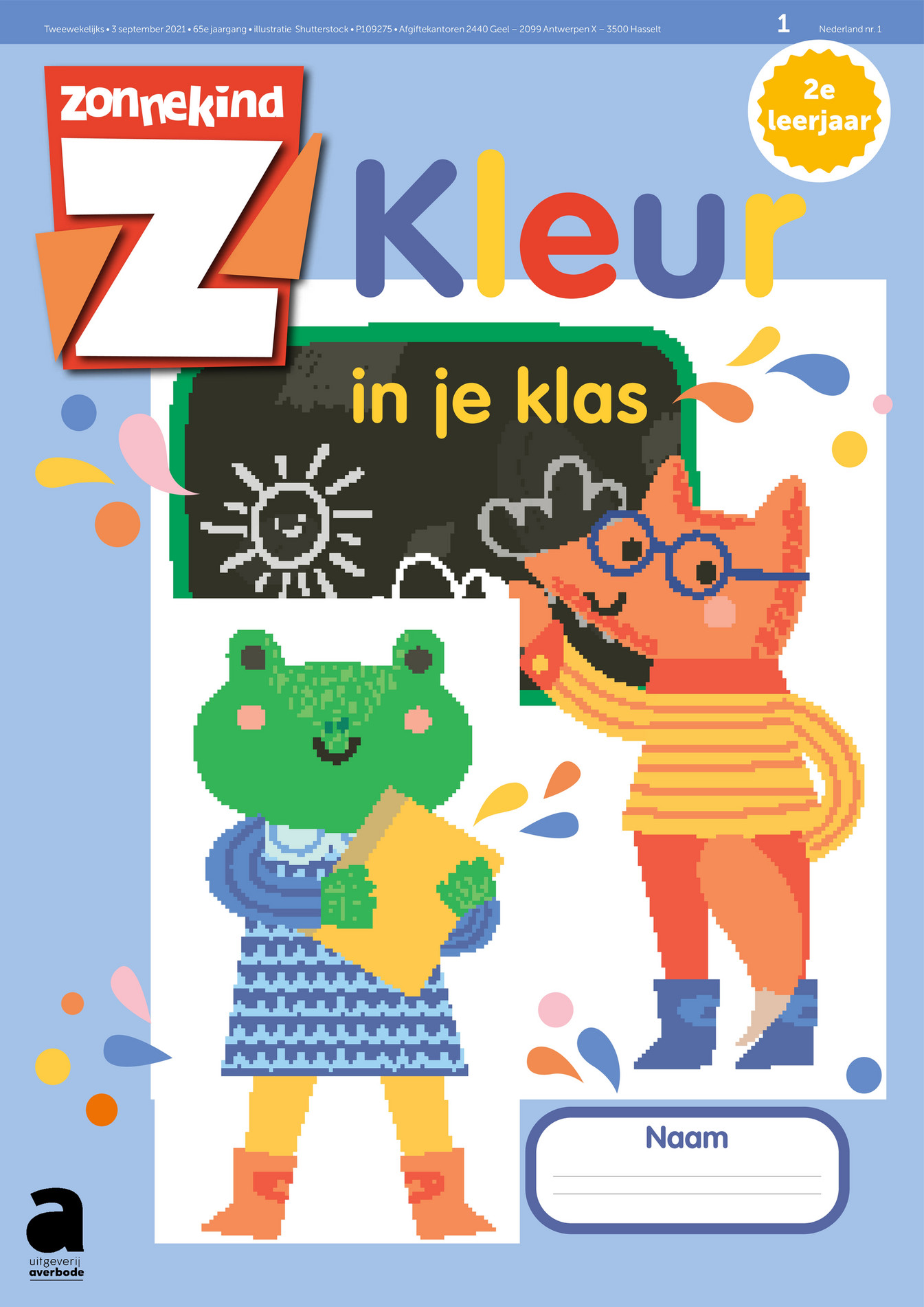 Averbode - Zonnekind 1 - Kleur In De Klas (2e Leerjaar) - Pagina 1