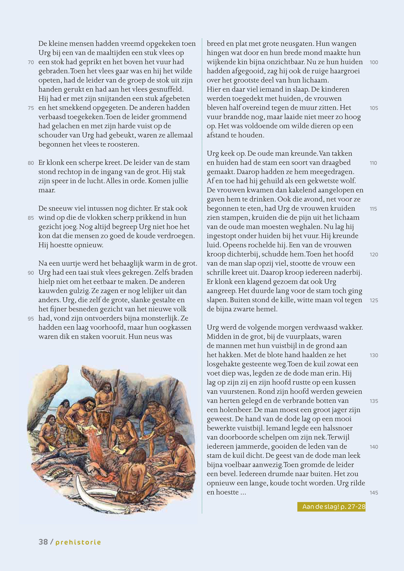 Gespannen buik na bevalling