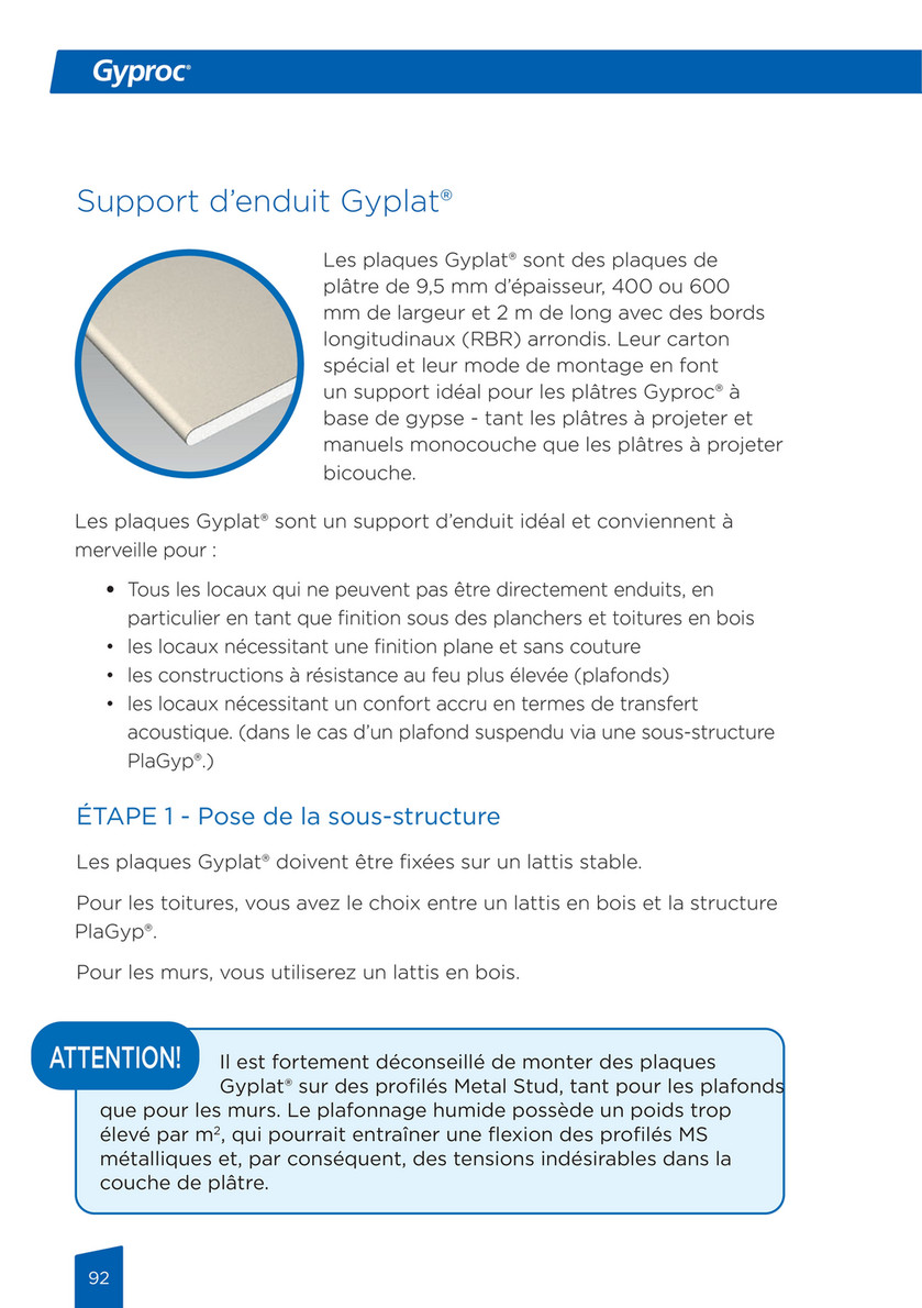 Systemes Plaques De Platre Saint Gobain