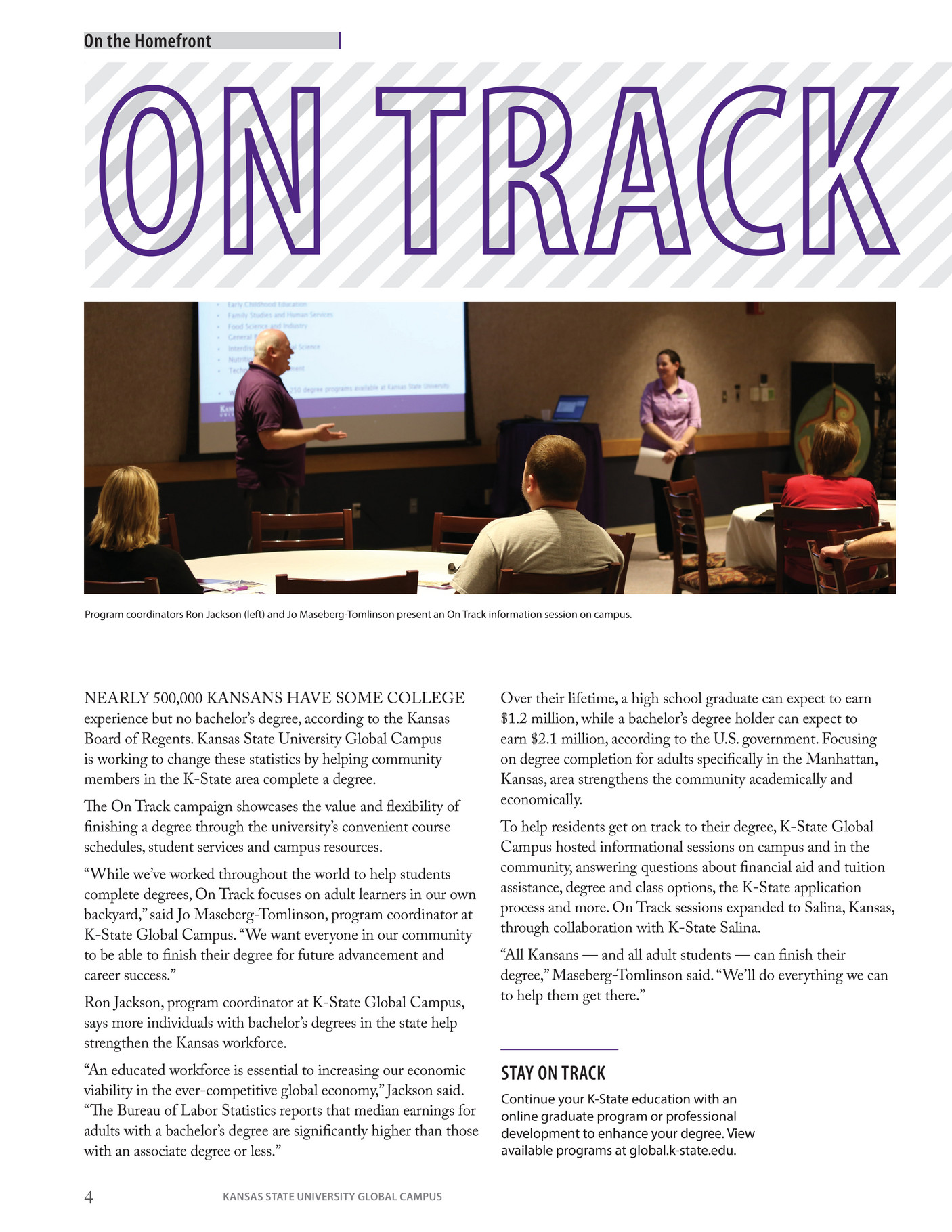 My Publications K State Global Campus Link Magazine Page 2 3