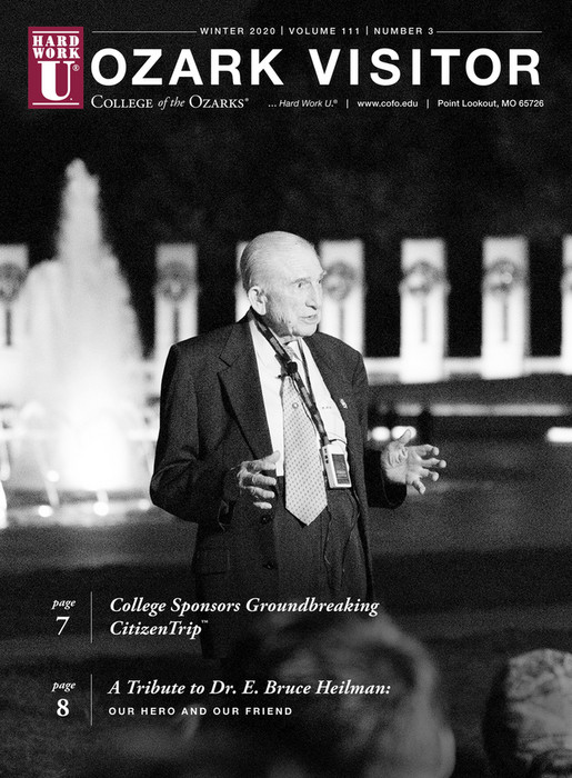 Cover for the Winter 2020 Ozark Visitor magazine issue