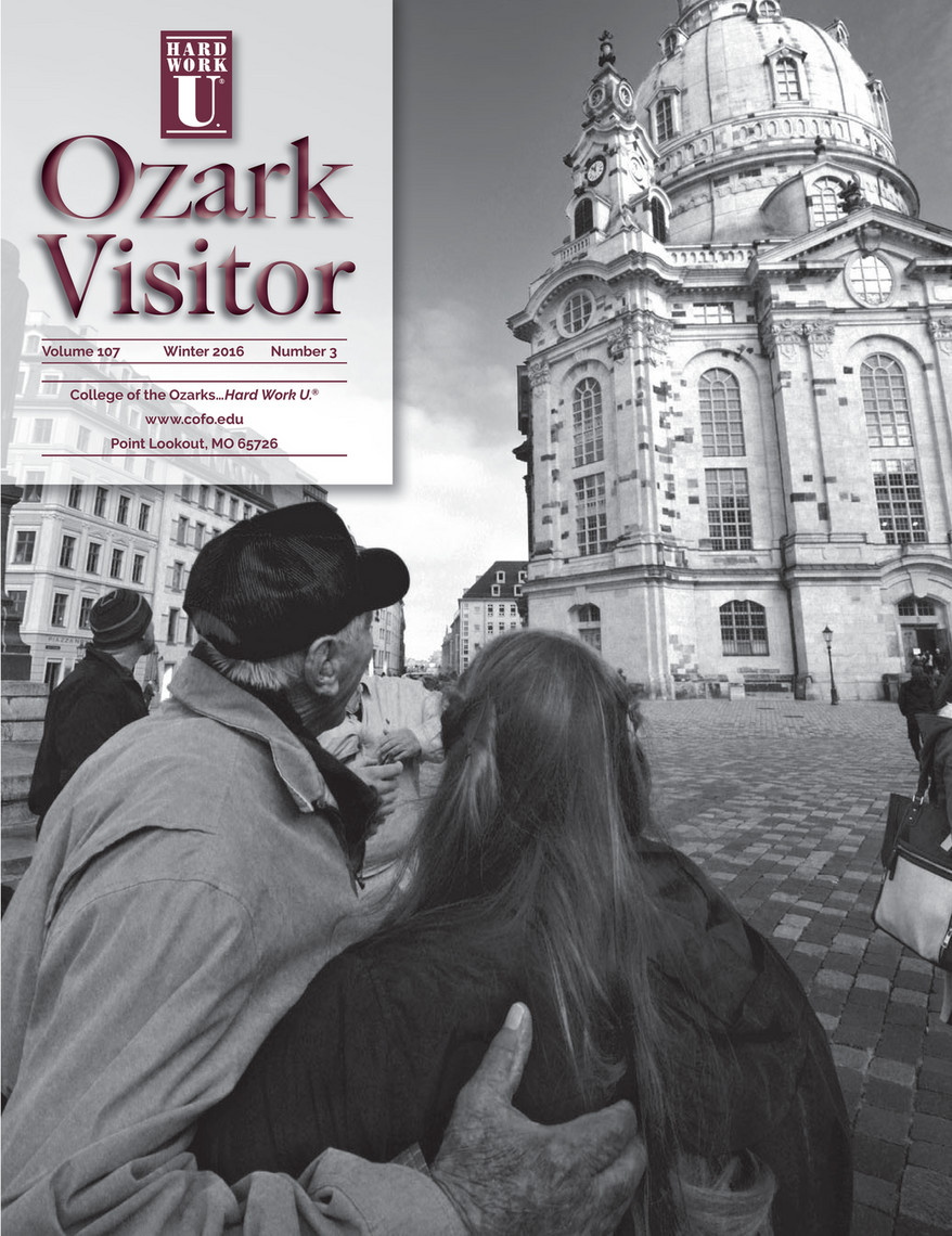 Cover for the Winter 2016 Ozark Visitor magazine issue