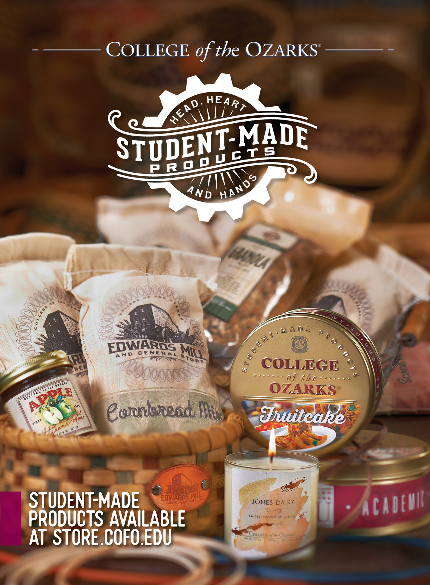 College of the Ozarks StudentMade Products Fall 2021 Catalog Page 2