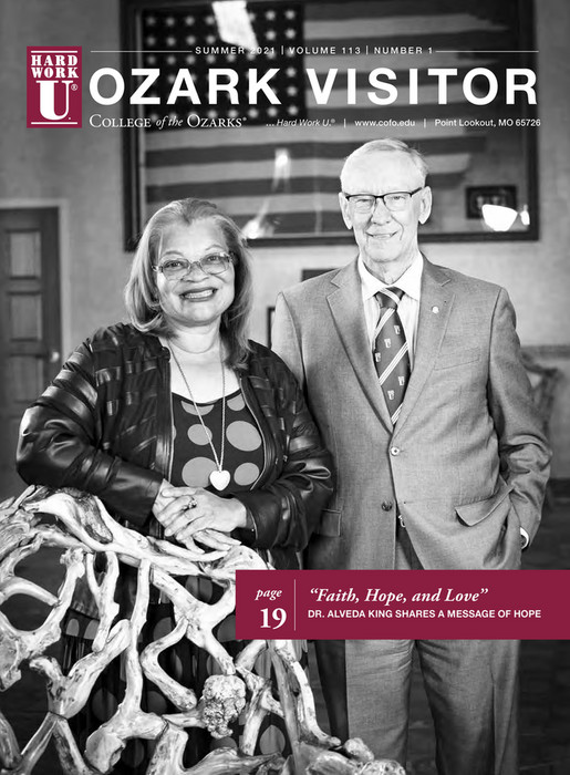 Cover for the Summer 2021 Ozark Visitor magazine issue