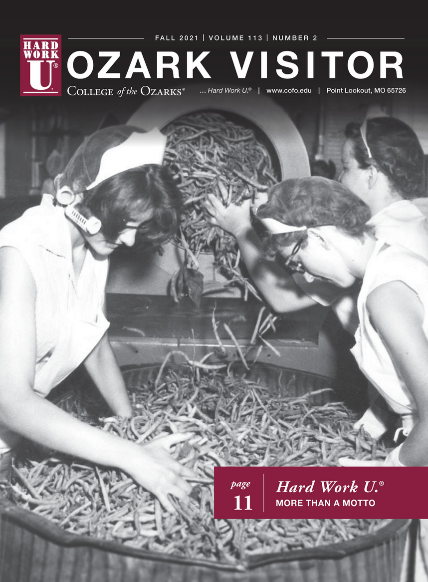 Cover for the Fall 2021 Ozark Visitor magazine issue