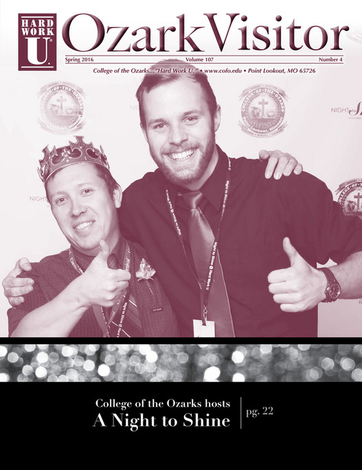 Cover for the Spring 2016 Ozark Visitor magazine issue