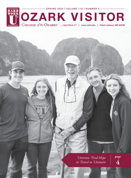 cover page of the spring 2025 ozark visitor