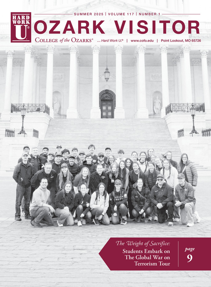 cover page of the summer 2025 ozark visitor
